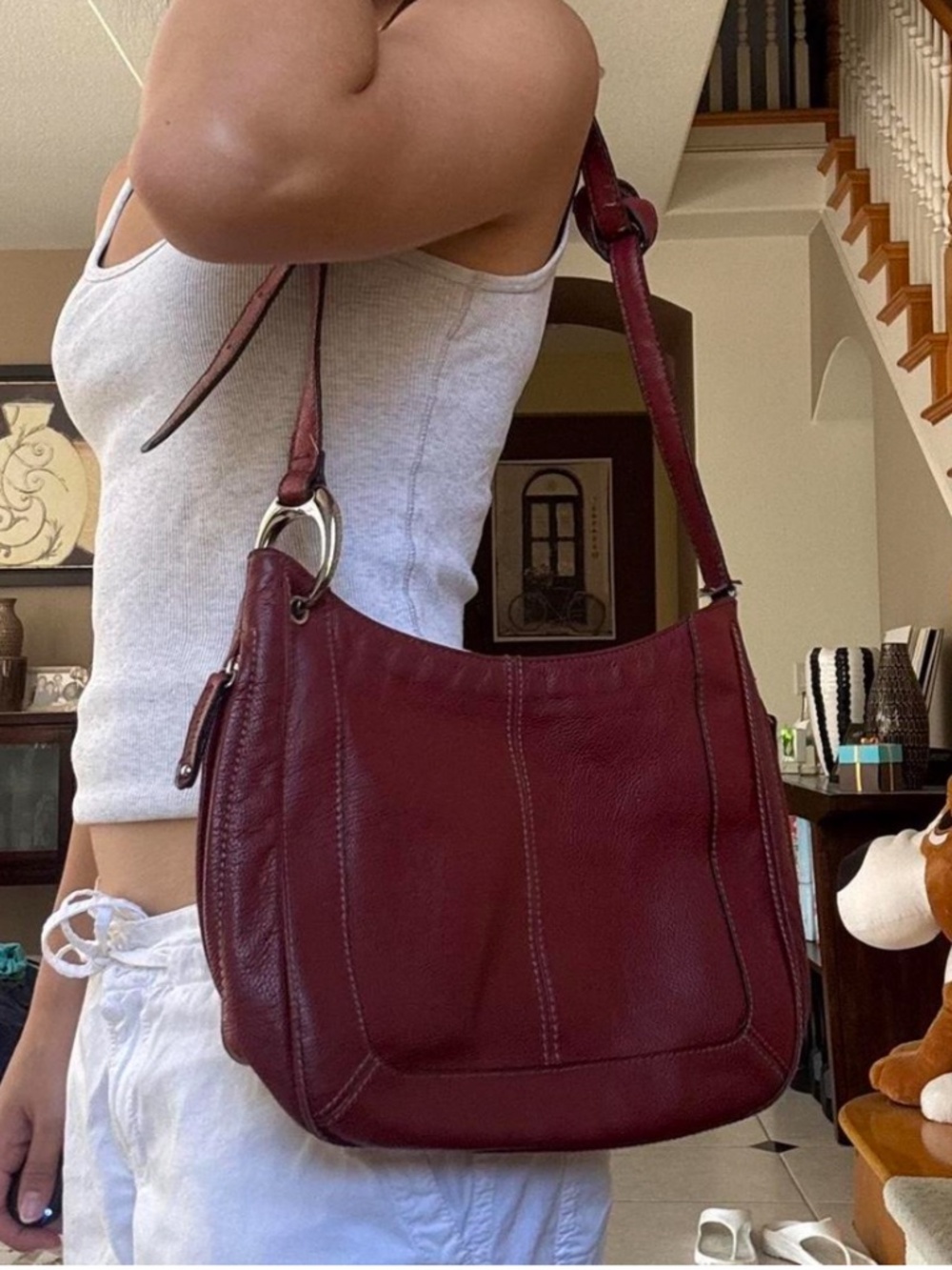 Vintage Tiagnanello Red Purse